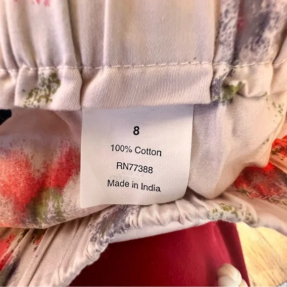 J. CREW Womens Size 8 Athletic Skirt Unlined Lightweight Splatter Paint Colorful - Picture 9 of 9